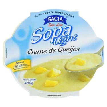 Imagem de Creme de Queijos Light Sacia 450g