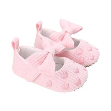 Imagem de Sapatos Mary Jane Com Laço Para Bebês Meninas, Fashionáveis, Confortáv
