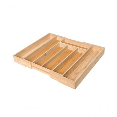 Imagem de Porta Talheres Extensível Bambu 34 Cm Ecokitchen Mimo Style