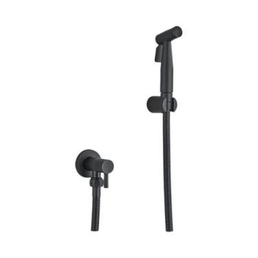 Imagem de Ducha Higiênica De Mão Em Aço Inoxidável Dourado Escovado Para Vaso Sa