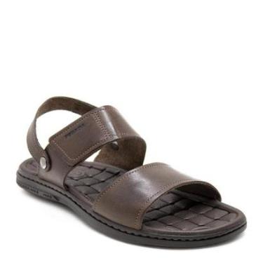 Imagem de Sandália Masculina Pegada Couro 131286 Cravo-Masculino