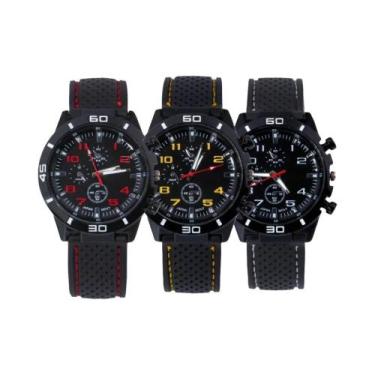 Imagem de Conjunto De Relógios De Quartzo Masculinos Casuais 3 Peças, Relógio An
