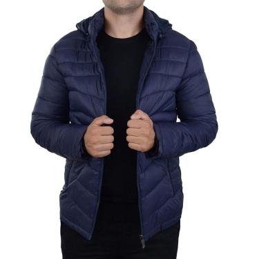 Imagem de Jaqueta Masculina Broken Rules Peluciada Azul Marinho - 560106-Masculino
