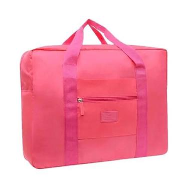 Imagem de Bolsa De Viagem Dobrável Leve Unissex, Mala De Mão Para Fins De Semana