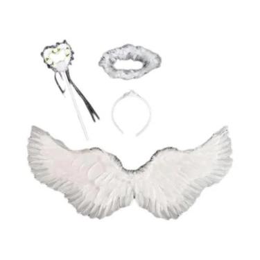 Imagem de Conjunto De Asas De Anjo E Varinha De Fada Para Mulheres E Meninas, Fa