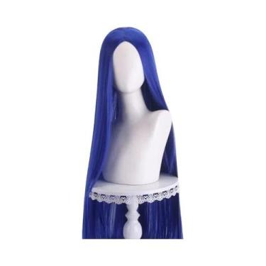 Imagem de Peruca Cosplay Lisa De 40 Polegadas, 24 Estilos, Loiro, Rosa, Vermelho