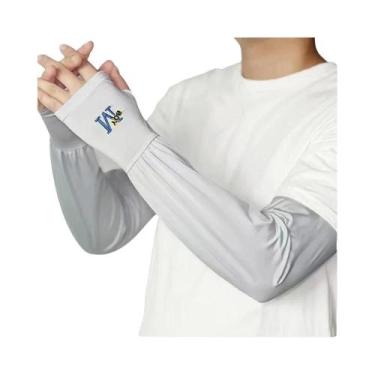 Imagem de Luvas De Proteção Solar Masculinas Leves Com Proteção UV, Mangas Elást