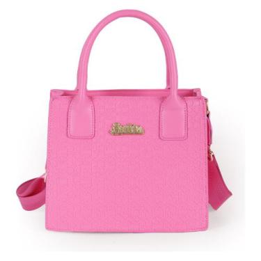 Imagem de Bolsa de Mão e Transversal Feminina Tiracolo Barbie Movie, Pink