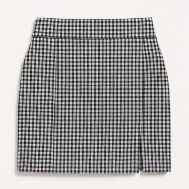 Imagem de Saia Xadrez Quadriculada Preta e Branca - Lush!, Preto, GG