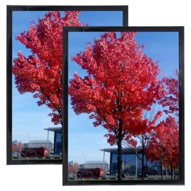 Imagem de Porta-retratos Medog 12x16 preto, conjunto de 2 para tela de parede