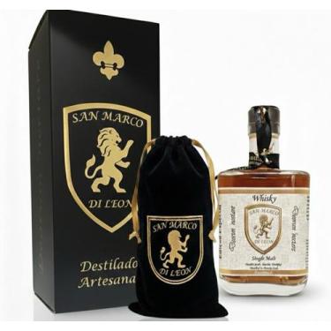 Imagem de SINGLE MALT WHISKY ESPECIAL SAN MARCO DI LEON-ENVELHECIDO-SABOR SUAVE 