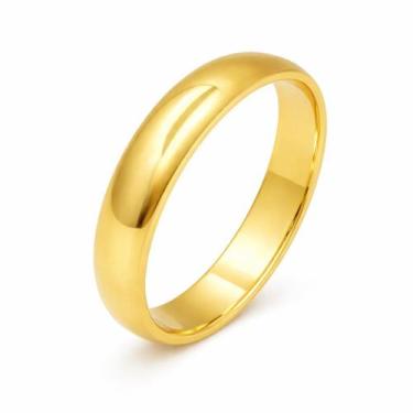 Imagem de Aliança em Ouro 18K 4,00 mm com Acabamento Diamantado - Justino Ribas,