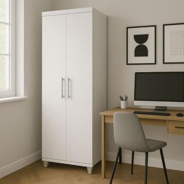 Imagem de Armário Multiuso Organizador 2 Portas Lavanderia Mdf Premium - Barreto