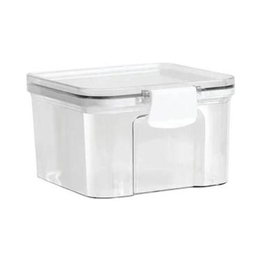 Imagem de Pote De Armazenamento Plástico Hermético, Container Selado Para Grãos 