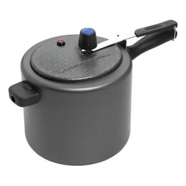 Imagem de Panela De Pressão 7 Litros Grafite Antiaderente Pressionella Ramos