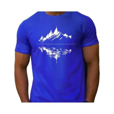 Imagem de Camiseta Masculina plus Size De Verão Em Algodão Casual Com Gola Redon