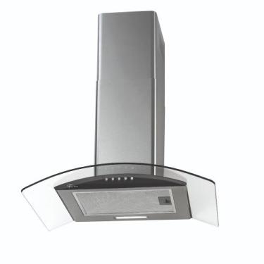 Imagem de Coifa de Parede Fischer Fit 60cm com Vidro Curvo Inox, Inox, 110V