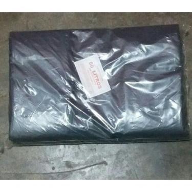 Imagem de Saco para Lixo Saco de Lixo 60 Litros Reforçado Preto 60L Pacote com 100 Unidades Higipack