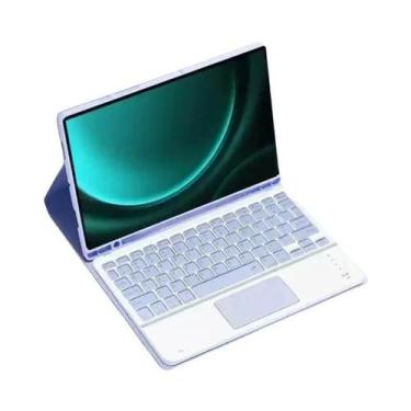 Imagem de Capa Com Teclado Destacável Para Samsung Galaxy Tab S9 FE 10.9 Polegad