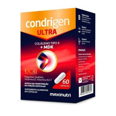 Imagem de Condrigen Ultra Colágeno Tipo 2 UCII Magnésio Vit D e K2 60 cápsulas -