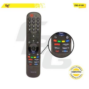 Imagem de Controle Remoto Smart Compatível C/ tv Lg (sem mouse e voz) Modelo FBG