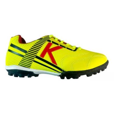 Imagem de Chuteira Society Kelme Squadra, Ama, Verm, Pto, 42