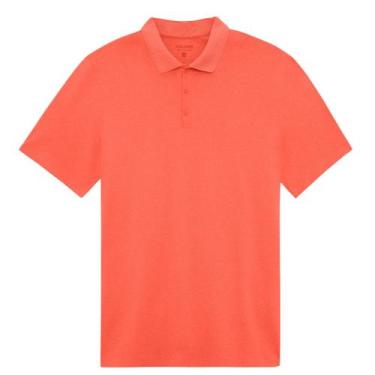 Imagem de Camisa Polo Piquet Malwee Masculina Plus Size Ref. 87851, Laranja 0374