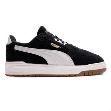 Imagem de Tênis Puma Shuffle Downtown SD Masculino, 40, Preto, Branco