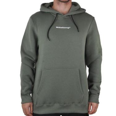 Imagem de Moletom Billabong Canguru Smitty 305GRM WT24 Masculino Verde, Verde, M