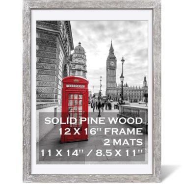 Imagem de Porta-retratos Tiblue Rustic 30x40cm Madeira para 28x35cm ou 21,6x28cm