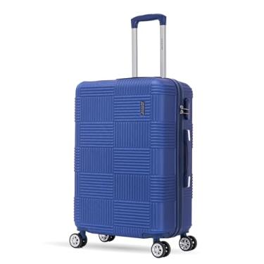 Imagem de SANTINO Mala de Viagem Media 23kg Rígida ABS 4 Rodas 360º com Segredo Leve Resistente Flexível Antifurto Azul Petróleo tamanho 24 polegadas