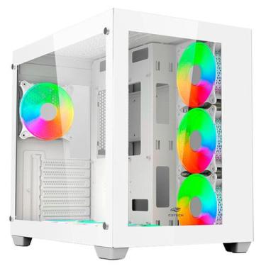 Imagem de Gabinete Gamer C3Tech Aquarius MT-G910, Frontal e Lateral em Vidro, US