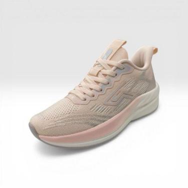 Imagem de Tênis Esportivo Pegada Feminino em Tecido Off White - 35, 35