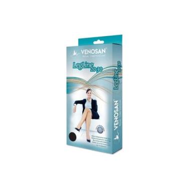 Imagem de Meia calça legline 20-30 g pé fechado preto (at) - venosan, XG