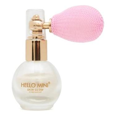 Imagem de Iluminador Em Po Hello Mini Spray Borrifador Vintage Retro - Prateado 