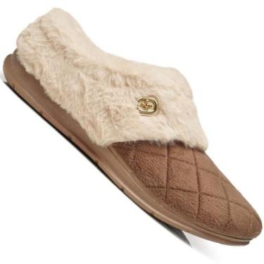 Imagem de Pantufa Pegada 266017 Feminina, Camel, 35