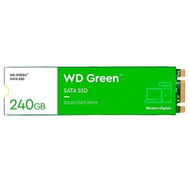 Imagem de SSD Western Digital M.2 240GB Green SATA 3 com Desempenho e Durabilidade WDS240G3G0B
