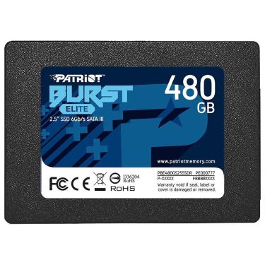 Imagem de SSD 2.5 SATA 3 PBE480GS25SSDR Burst Elite 480GB Desempenho Confiavel Durabilidade Produto Original Patriot