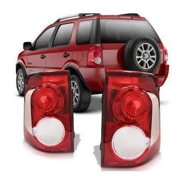 Imagem de Combo Transformação Lanterna Traseira Cristal Ecosport 2003 A 2007 Par