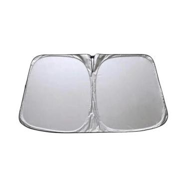 Imagem de Protetor Solar Dobrável Para Para-brisa De Carro Com Bolsa De Armazena
