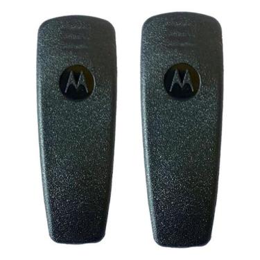Imagem de Kit 2 Clip De Cinto Para Motorola Ep450 Dep450 - Genérico