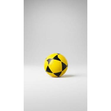 Imagem de Bola Futevolei Vulcanizada Tamanho 5 Amarela - Congratulations Store