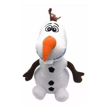 Imagem de Brinquedo pelúcia Olaf Disney com 40cm antiarlergico, Branco