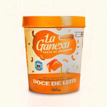 Imagem de Pasta de Amendoim com Whey Protein 450g Sabor Doce de Leite La Ganexa