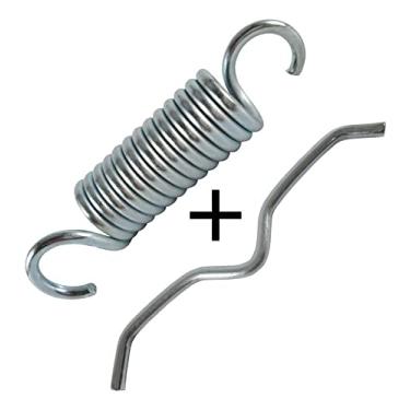 Imagem de Mola Jump 8 cm Kit 100 unidades + 50 Ganchos