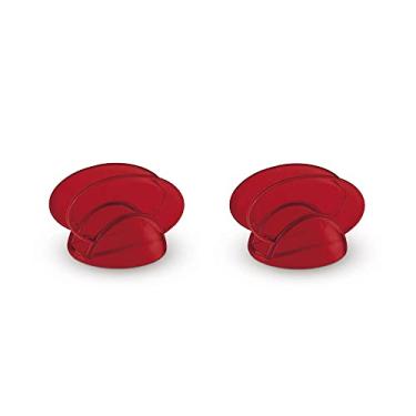 Imagem de Porta Guardanapo de Mesa Vermelho Translucido 2un
