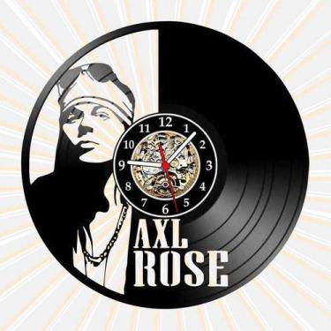 Imagem de Relogio De Parede Axl Guns N Roses Bandas Rock Disco Vinil - Lp Ilustr