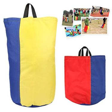 Imagem de Bolsa de corrida de aniagem, bolsa de salto portátil, para treinamento de equilíbrio de jogo para crianças