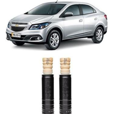 Imagem de Par Batente Coifa Amortecedor Traseiro Prisma 2013 2014 2015