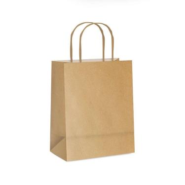 Imagem de Sacola Papel Cromus Kraft 21,5cmx15,5cmx8cm